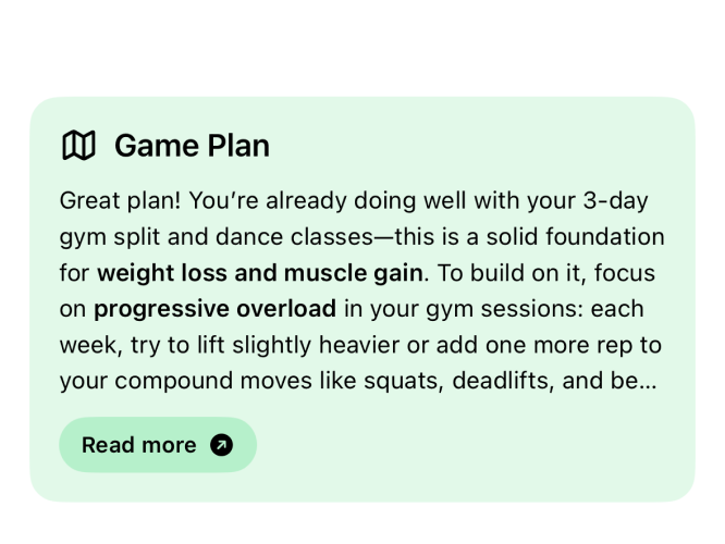 A gameplan built around your whole life
